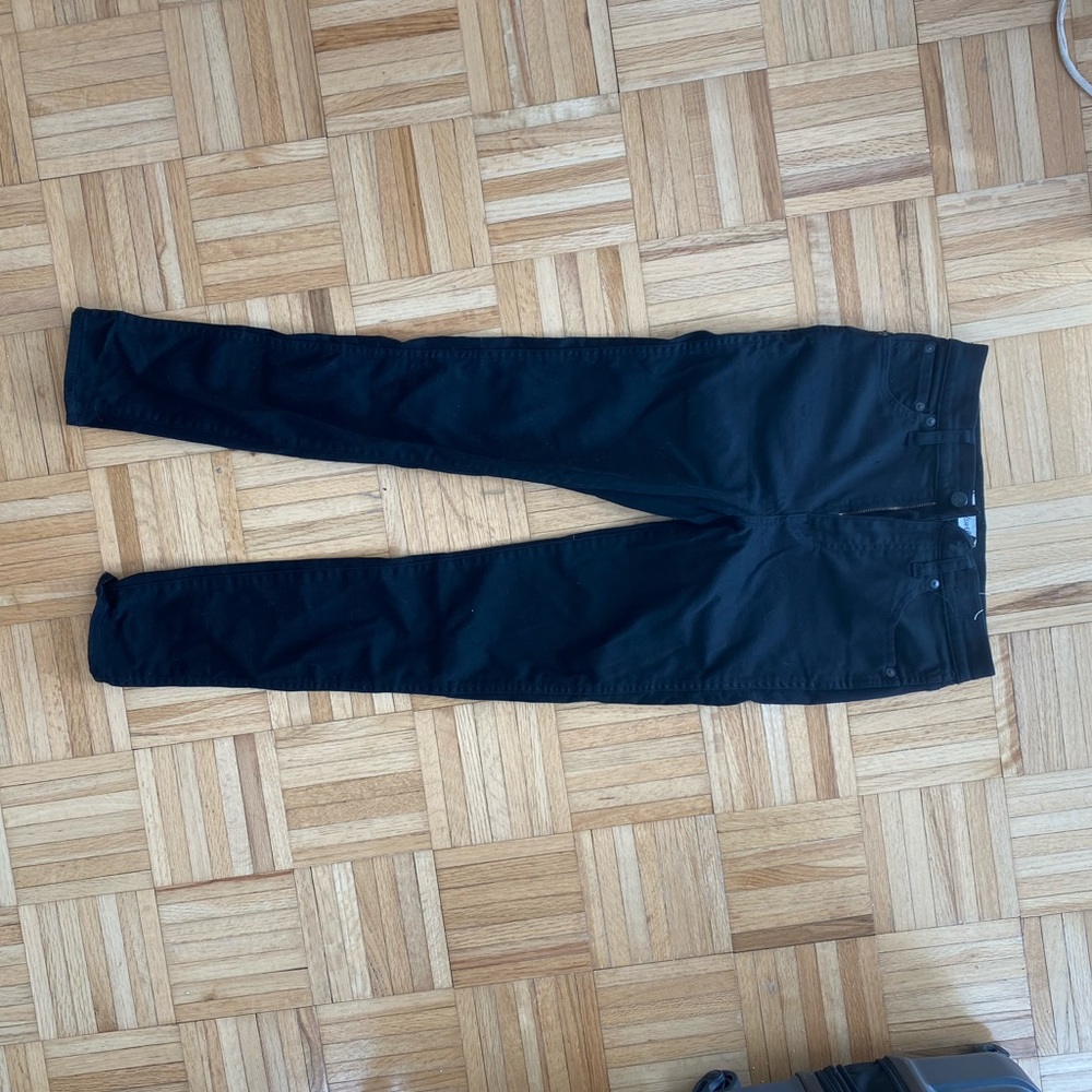 Madewell black skinny jeans